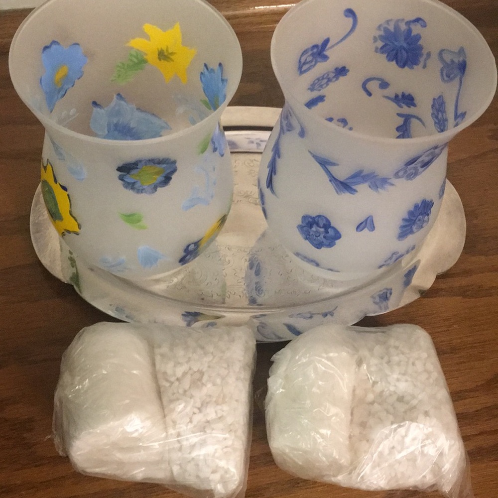NWT “Hallmark” SET/2 CANDLE HOLDERS - Picture 3 of 7